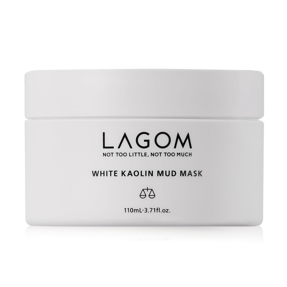 Маска для обличчя LAGOM White Kaolin Mud Mask, 110 мл